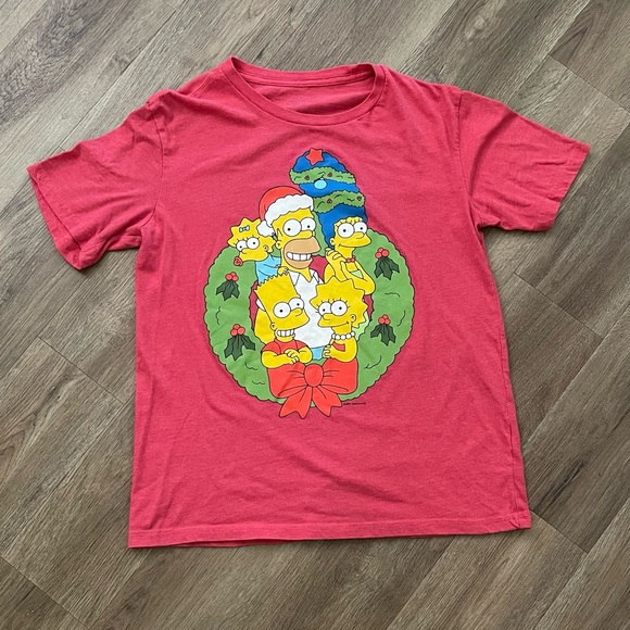 FIFTH SUN The Simpsons Family Holiday T-Shirt. - Picture 2 of 6